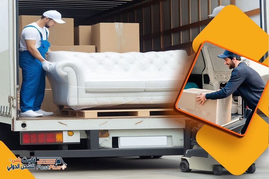 شركة نقل اثاث من الرياض الى دبي | شحن آمن وسريع بخصم 20%